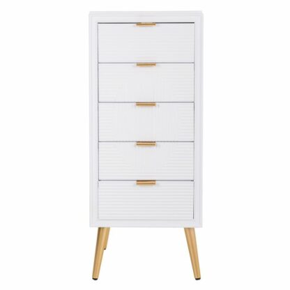 Σιφονιέρα Alexandra House Living Χρυσό Ξύλο MDF 36 x 100 x 42 cm