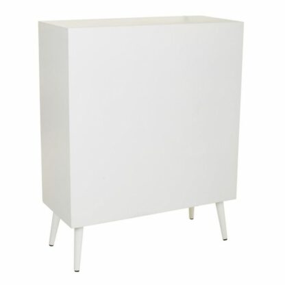 Ντουλάπι Alexandra House Living Ασημί white wedding Bamboo Ξύλο MDF 37 x 101 x 80 cm