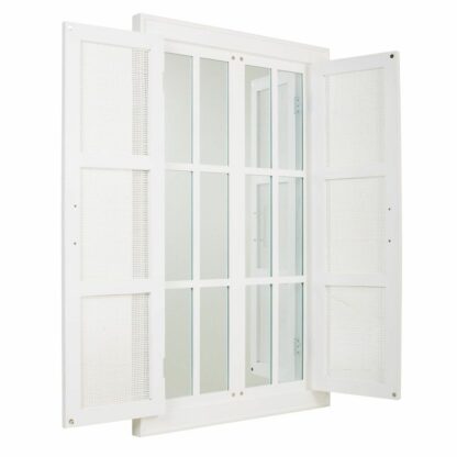 Τοίχο καθρέφτη Alexandra House Living Ασημί Bamboo Ξύλο MDF 5 x 118 x 73 cm