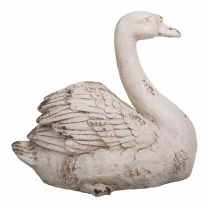 Γλάστρα Alexandra House Living Swan Fiberglass Μαγνήσιο 35 x 48 x 51 cm