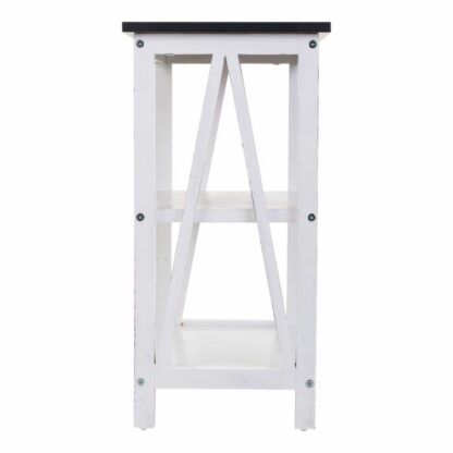 Ράφια Alexandra House Living Λευκό Ξυλο παουλόβνια Ξύλο MDF 30 x 60 x 40 cm