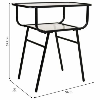 Κομοδίνο Alexandra House Living Μαύρο 35 x 65 x 60 cm