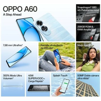 Smartphone Oppo Oppo A60 6,7" Octa Core 8 GB RAM 256 GB Μπλε