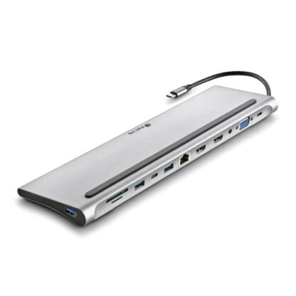 USB Hub NGS WONDERDOCK12 Γκρι Ασημί