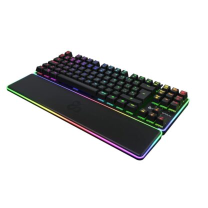 Πληκτρολόγιο Παιχνιδιού Newskill Gungnyr TKL Pro Μαύρο LED RGB Πληκτρολόγιο Qwerty