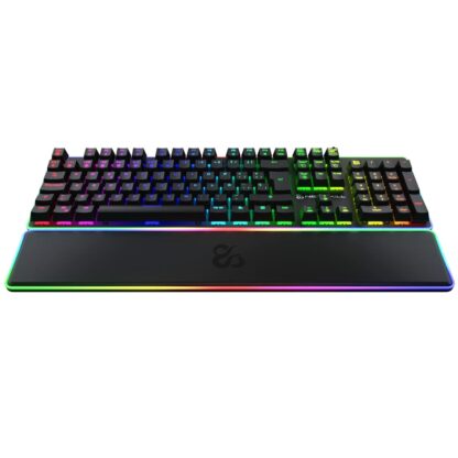 Πληκτρολόγιο Παιχνιδιού Newskill Gungnyr Pro Μαύρο LED RGB Πληκτρολόγιο Qwerty