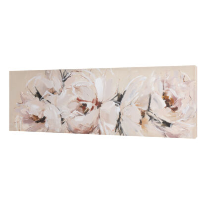 Ελαιογραφία Romimex Καμβάς Blomster 150 x 50 x 4 cm