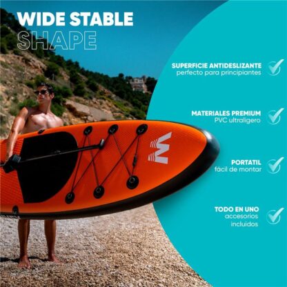 Φουσκωτή Κυματοσανίδα Paddle Surf με Αξεσουάρ Winvey SUP-O Πορτοκαλί