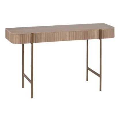 Κονσόλα Χρυσό Φυσικό Σίδερο Ξύλο MDF 120 x 40 x 73 cm