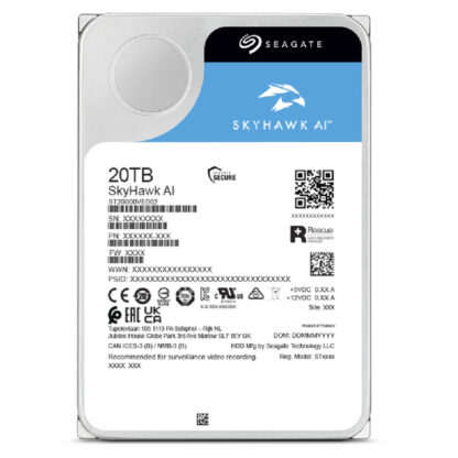 Σκληρός δίσκος Seagate ST20000VE003 3,5" 20 TB