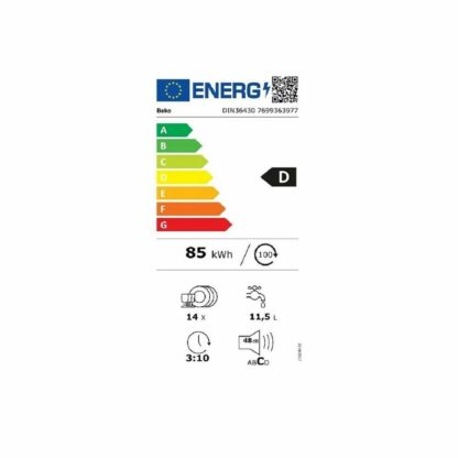 Πλυντήριο πιάτων BEKO DIN36430 Λευκό 60 cm (60 cm)