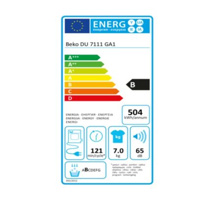 Συμπυκνωτικό στεγνωτήριο BEKO DU-7111 GA1 (7 Kg)