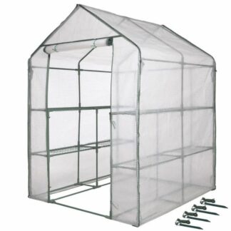 Greenhouse Set Γκρι Διαφανές Πλαστική ύλη (8 Μονάδες)