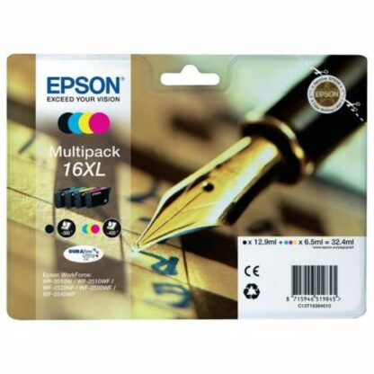 Φυσίγγιο Συμβατό Epson T16XL Μαύρο Κυανό Mατζέντα Κίτρινο