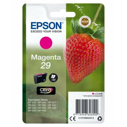 Αυθεντικό Φυσίγγιο μελάνης Epson XP 235 332 335 432 435 Mατζέντα (x10)