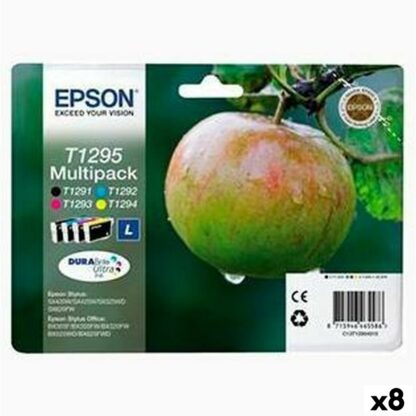 Φυσίγγιο Συμβατό Epson T12914011 + T12924011 + T12934011 + T12944011 Μαύρο/Κυανό/Ματζέντα/Κίτρινο (8 Μονάδες)