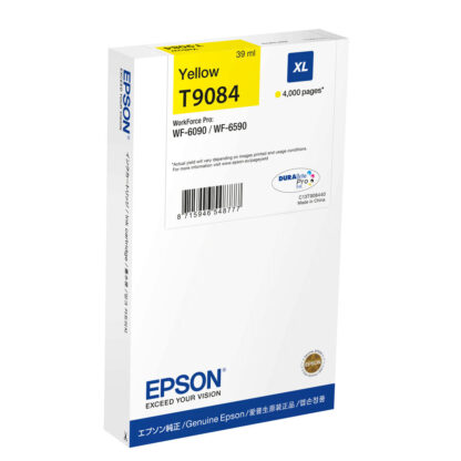 Αυθεντικό Φυσίγγιο μελάνης Epson C13T90844N Κίτρινο