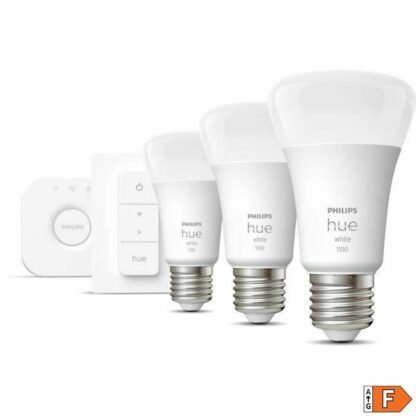 Λάμπα LED Philips Starter Kit E27 9,5 W Λευκό F (3 Μονάδες)