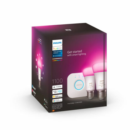 Έξυπνη Λάμπα Philips Kit de inicio E27 9 W E27 6500 K 806 lm