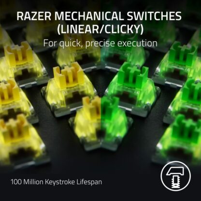 Πληκτρολόγιο Razer RZ03-04681800-R3M1 Μαύρο Ισπανικό Qwerty