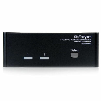 Διακόπτης KVM με 2 Θύρες Startech SV231DDVDUA