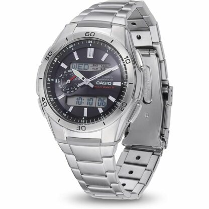 Unisex Ρολόγια Casio WVA-M650D-1AER Μαύρο Γκρι Ασημί