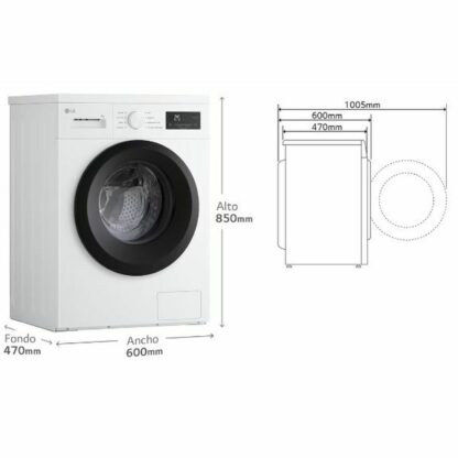 Πλυντήριο ρούχων LG 1400 rpm 8 kg