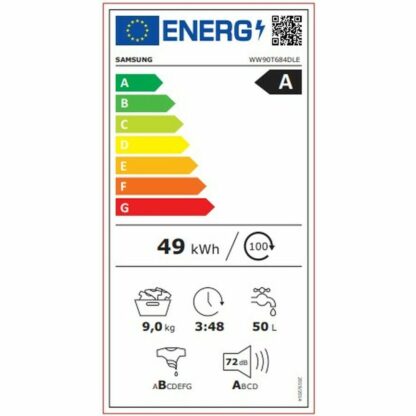 Πλυντήριο ρούχων Samsung WW90T684DLE/S3 Λευκό 1400 rpm 9 kg 60 cm