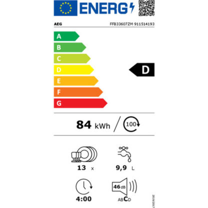 Πλυντήριο πιάτων AEG FFB33607ZM 60 cm