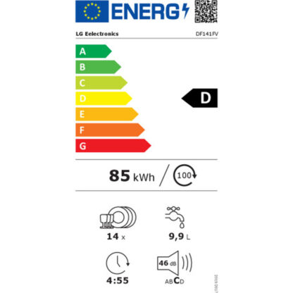 Πλυντήριο πιάτων LG DF141FV 60 cm