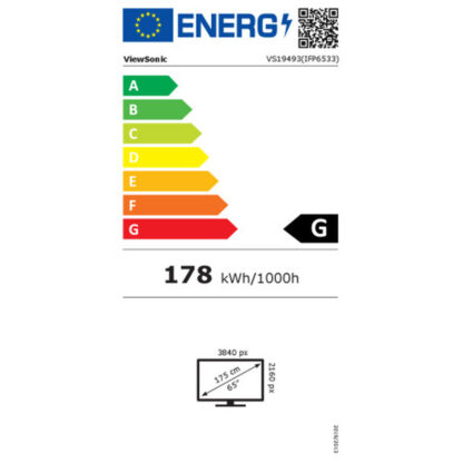 Διαδραστική Οθόνη Αφής ViewSonic IFP6533-G 65" 60 Hz 4K Ultra HD