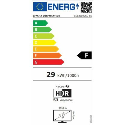 Οθόνη Iiyama  G-Master GCB3280QSU-B1 31,5" 165 Hz