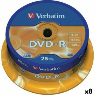 DVD + R Verbatim 4,7 GB 16x (8 Μονάδες)