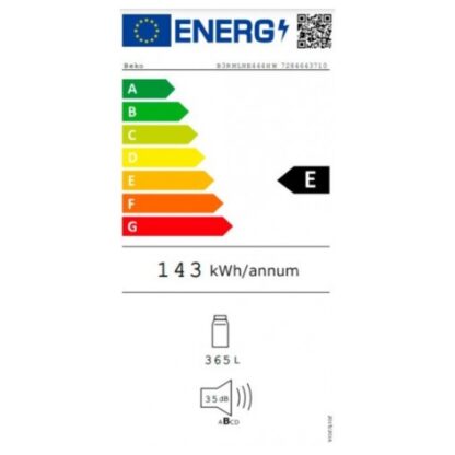 Ψυγείο BEKO B3RMLNE444HW Λευκό (185 X 60 CM)