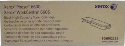 Xerox 106R02229 Γνήσιο Toner Laser Εκτυπωτή Κυανό High Capacity 6000 Σελίδων