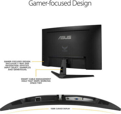 Asus VG328H1B VA Curved Gaming Monitor 31.5" FHD 1920x1080 165Hz