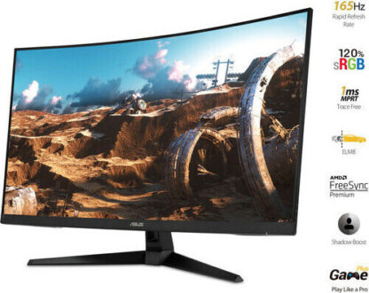 Asus VG328H1B VA Curved Gaming Monitor 31.5" FHD 1920x1080 165Hz