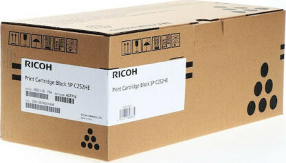 Ricoh 407716 Γνήσιο Toner Laser Εκτυπωτή Μαύρο High Capacity 6500 Σελίδων