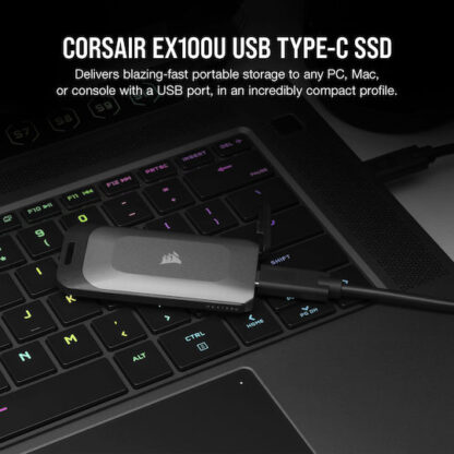 Εξωτερικός Σκληρός Δίσκος Corsair EX100U 3,5" 1 TB 1 TB SSD