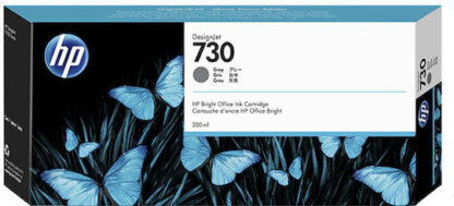 HP 730 Γνήσιο Μελάνι Εκτυπωτή InkJet Γκρι (P2V72A)