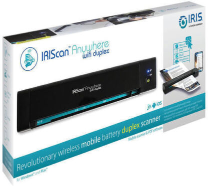 Iris IRIScan Anywhere 6 Scanner Χειρός A4 με WiFi