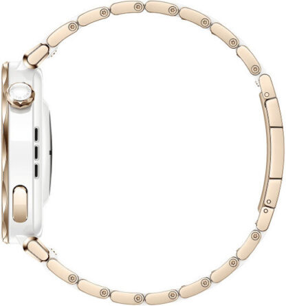 Huawei Watch GT 5 Pro Ceramic 42mm Αδιάβροχο με Παλμογράφο (Ceramic White)