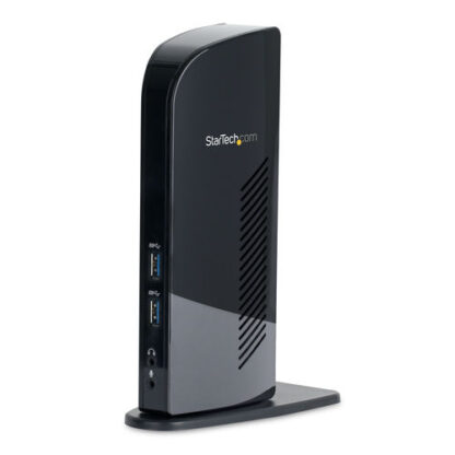 StarTech USB-A Docking Station με HDMI 4K Ethernet και συνδεση 2 Οθονών Μαύρο (USB3SDOCKHD)