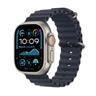 Smartwatch Apple Watch SE 1,78" Μπλε Ασημί Ø 44 mm