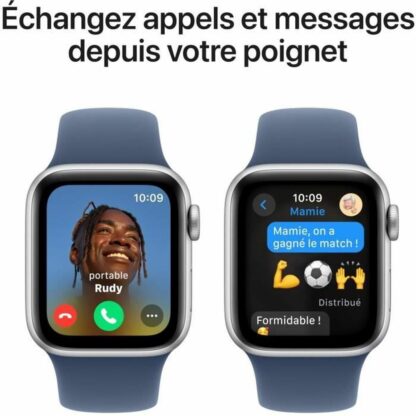 Smartwatch Apple Μπλε Ασημί 40 mm