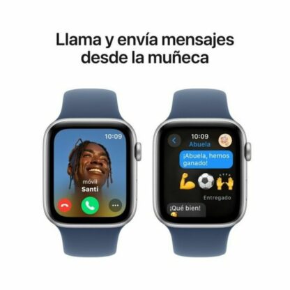 Smartwatch Apple Watch SE 1,78" Μπλε Ασημί Ø 44 mm