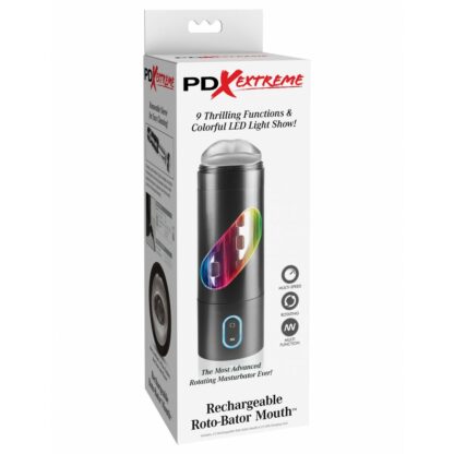 Αυνανιστήρι Pipedream PDX EXTREME RECHARGEABLE ROTO-BATOR MOUTH BLACK