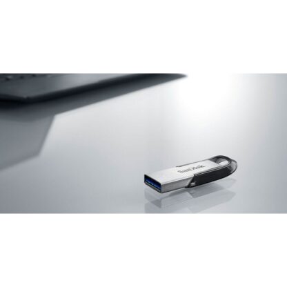 Στικάκι USB SanDisk Ultra Flair Μαύρο Χάλυβας 512 GB (1 μονάδα)