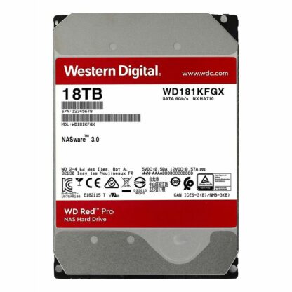 Σκληρός δίσκος Western Digital WD181KFGX 18TB 7200 rpm 3,5" 18 TB 3,5"