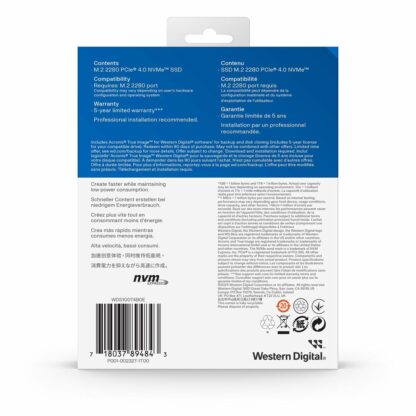 Σκληρός δίσκος Western Digital Blue SN5000 WDS100T4B0E 1 TB SSD